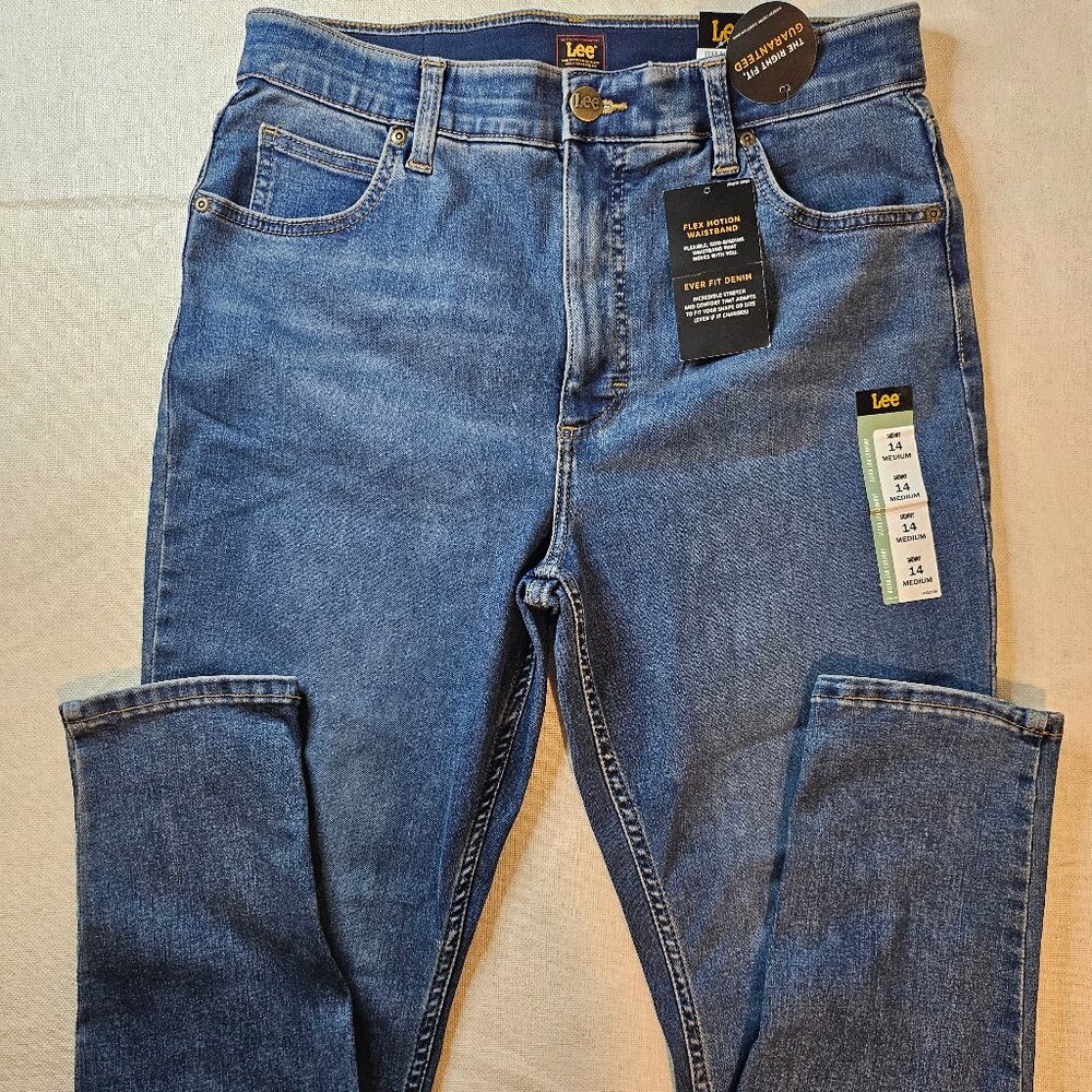 Lee Women's Ultra Lux Comfort Skinny High Rise Jeans - Size 14